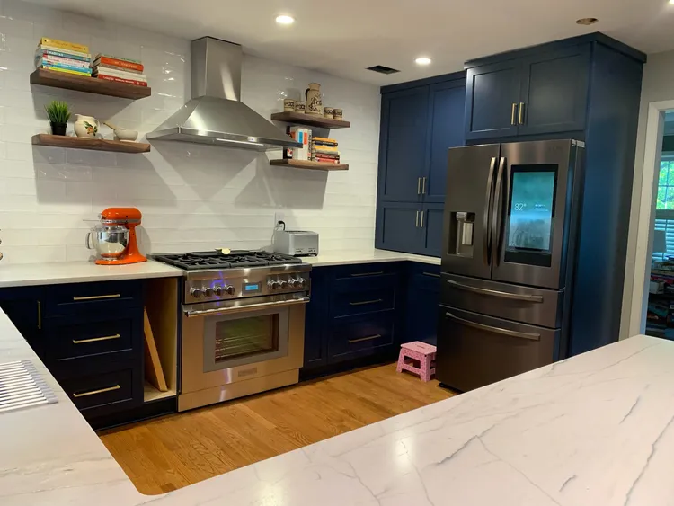 Smart kitchen technology in Houston remodel