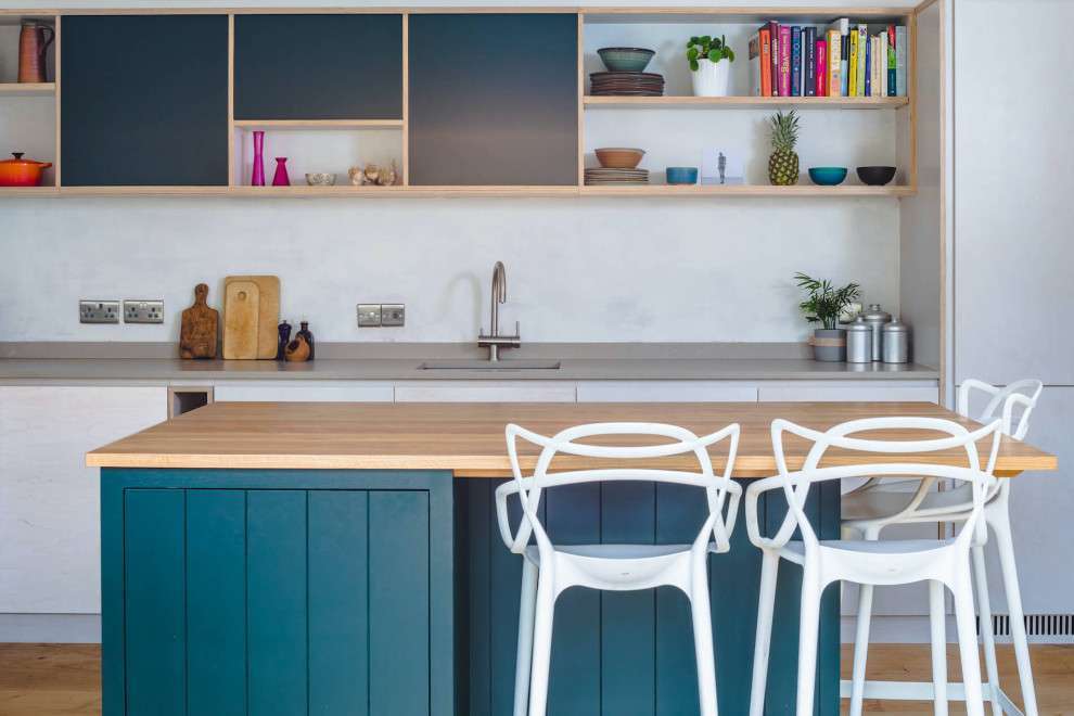 Eco-friendly kitchen materials in Houston remodel